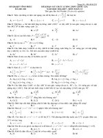 Tuyển tập 8 đề trắc nghiệm toán sở vĩnh phúc