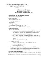 Đề cương chi tiết học phần Kế toán tài chính 2 đại học (Học viện Ngân hàng)