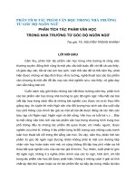 Phân Tích Tác Phẩm Văn Học Trong Nhà Trường Từ Góc Độ Ngôn Ngữ