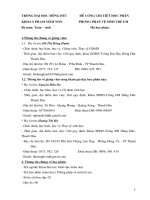 Đề cương chi tiết học phần Phương pháp vệ sinh trẻ em (Đại học Hồng Đức)