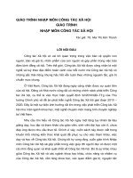 Giáo Trình Nhập Môn Công Tác Xã Hội