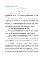 LỊCH SỬ TÂM LÝ HỌC