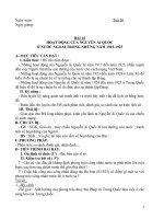 Giáo Án Lịch Sử Lớp 9 Học Kỳ 2