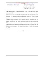 tổng hợp đề THI học sinh giỏi toán lớp 4, 5 các TỈNH 