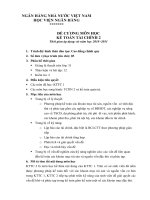 Đề cương chi tiết học phần Kế toán tài chính 2 cao đẳng (Học viện Ngân hàng)