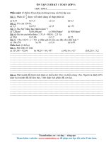 TẬP đề THI CUỐI kì 1 TOÁN 5 