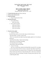 Đề cương chi tiết học phần Kiểm toán quản lý (Học viện Ngân hàng)