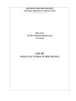 Đặc San Tuyên Truyền Pháp Luật Về Bảo Vệ Môi Trường