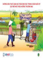 Hướng dẫn thực hành an toàn sinh học trong chăn nuôi vịt quy mô nhỏ theo hướng thương mại