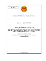 quy chuẩn kỹ thuật quốc gia thức ăn chăn nuôi  mức giới hạn tối đa cho phép các chỉ tiêu vệ sinh an toàn trong một số nguyên liệu thức ăn chăn nuôi gia súc, gia cầm