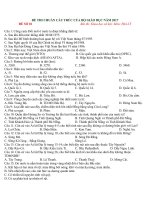 đề thi thử tốt nghiệp địa lý  2017