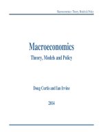 Macroeconomics theory models and policy