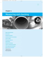 Automotive mechanics (volume i)(part 1, chapter4) measuring and checking