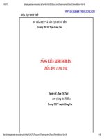 Sáng kiến kinh nghiệm hóa học tinh thể
