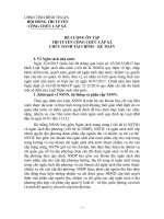 Ôn thi công chức cấp xã  Lĩnh vực tài chính kế toán