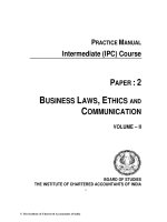 Business Law Ethics and Communication