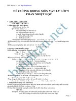 bồi dưỡng học sinh giỏi Lý 9