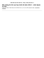 Đề cương ôn thi cao học kinh tế – môn quản trị học | viện đào tạo sau đại học (Trường Đại học kinh tế TP.HCM)