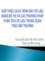 Trình bày số liệu bằng đồ thị và một số phương pháp phân tích số liệu