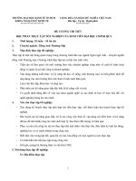 Đề cương chi tiết Thực tập tốt nghiệp (Đại học kinh tế TP.HCM)