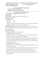 Đề cương chi tiết học phần Từ vựng học tiếng anh (Đại học kinh tế TP.HCM)