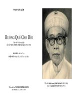 Cuộc Đời Và Đạo Nghiệp Của Tiền Bối Huệ Lương Trần Văn Quế (1902-1980)
