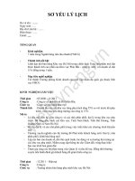 Mau CV nhan vien kinh doanh co kinh nghiem