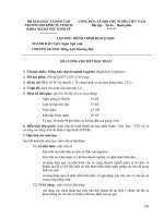 Đề cương chi tiết học phần Tiếng anh Logistics (Đại học kinh tế TP.HCM)