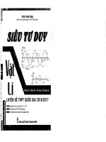 Siêu tư duy vật lí luyện đề thi THPT quốc gia 2017