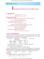 10 phương pháp giải nhanh bài tập trắc nghiệm hóa học