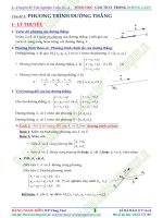 Phương trình đường thẳng