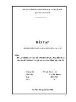 Phân tích các yếu tố ảnh hưởng và nguyên tắc định biên trong cơ quan hành chính nhà nước