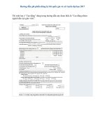 Hướng dẫn ghi phiếu đăng ký thi quốc gia và xét tuyển đại học 2017