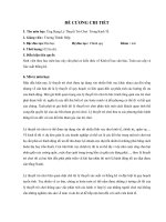 Đề cương chi tiết học phần Lý thuyết trò chơi (Đại học Kinh tế TP..HCM)