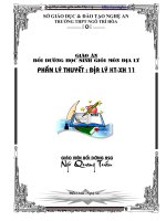 giáo án bồi dưỡng học sinh giỏi môn địa lý phần lý thuyết địa lý kinh tế xã hội 11 