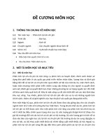 Đề cương chi tiết học phần Phân tích lợi ích chi phí (Đại học Kinh tế TP..HCM)