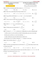 Đề thi THPT quốc gia toán sở GD