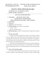 Đề cương chi tiết học phần Thanh toán quốc tế 2 (Đại học Kinh tế TP..HCM)