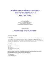 Điều Trị Tiểu Đường Type 2 Bằng Y Học Á Châu (DIABÈTE TYPE 2 et MÉDECINE ASIATIQUE)