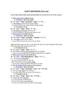 Tiếng anh Câu NHẤN mạnh Câu CHẺ cleft En_Gr_Cl