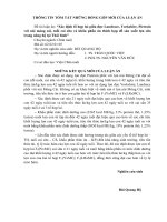 Tóm tắt xác định tổ hợp lai giữa đực landrace, yorkshire, pietrain với nái móng cái, tuổi cai sữa và khẩu phần ăn thích hợp để sản xuất lợn sữa trong nông hộ tại thái bình