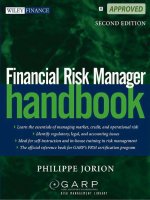 Financial risk manager handbook  2nd philippe jorion