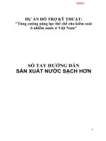 Sổ Tay Hướng Dẫn Sản Xuất Nước Sạch Hơn