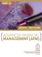 Advanced financial management