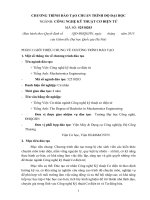 Chương trình đào tạo bậc đại học ngành Công nghệ kĩ thuật điện tử (Đại học Khoa học tự nhiên)