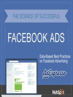 Science of successful facebook ads DataBased Best Practices on Facebook Advertising