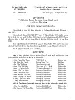 Kiện toàn BCĐ sốt xuất huyết