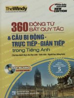 360 động từ bất quy tắc và câu bị động trực tiếp   gián tiếp trong tiếng anh 