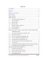 Nghiên cứu phát triển nông nghiệp bền vững tại huyện hương sơn, tỉnh hà tĩnh 