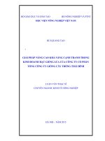 giải pháp nâng cao khả năng cạnh tranh trong kinh doanh hạt giống lúa của công ty cổ phần tổng công ty giống cây trồng thái bình